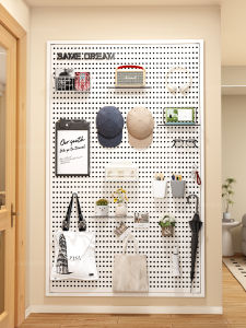 SAMEDREAM | Wall Mounted Metal Storage Board Pegboard