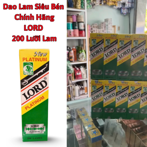 Hộp 200 Lưỡi Lam Dao Cạo Râu LORD  Siêu Bén Hàng Chính Hãng.