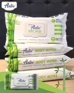 Activ™ Body Wipes | Alcohol-Free Wet Wipes 50s