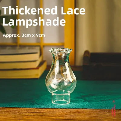 Retro Style Glass Kerosene Lamp Alcohol Lamp Holder for Buddha Offering Long Burning Lamp Traditional Oil Lamp Design