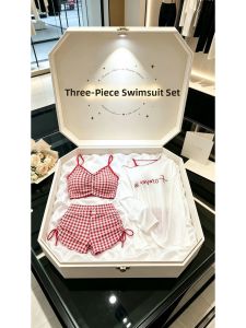 V.C.I | Conservative Slimming and Belly Covering Womens Three-Piece Swimsuit