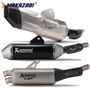 For Yamaha Tenere 700 T700 XTZ700 2019-2024 Escape Moto Slip-on Motorcycle Exhaust Modified Tail Pipe with Carbon Cover Muffler Connect Original Tenere700 T 700 XTZ 700