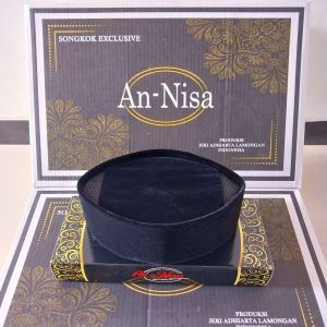 Paket grosir 10 pcs peci songkok kopiah hitam full ac ac dan ac tengah Tinggi 7 8 9 10 cm