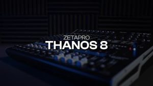 MIXER AUDIO ZETAPRO THANOS 8/ THANOS8 / 8 CHANNEL ALESIS 199 DSP GROUP ORIGINAL