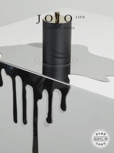 Modern Simplicity Living Room Decorative Tabletop Metal Sculpture JOJOS L. PD.Cavity Sample Room Filler Hole Blocker