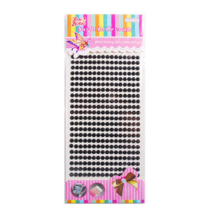345/437 Acrylic Self Adhesive Rhinestone Sticker Colorful Crystal Gem Diamond Sticker Sheet Bling Craft Stickers for Kids DIY