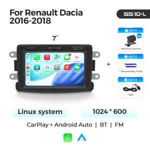MEKEDE 7inch Linux Carplay Android AUTO for Renault Dacia DaciaLogon Duster Captur Multimedia Player 2DIN Car Radio Touch Screen
