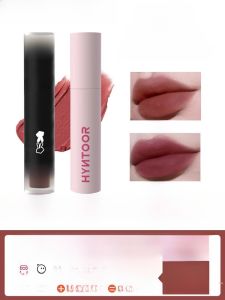 HYNTOOR Macaron Lip Glaze 06 Natural Nude Pink Lip Mud Long-lasting Moisturizing Velvet Texture Summer Collection China Made
