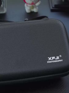 XFJI | XFJI Portable Carrying Bag for DJI Osmo Pocket 4P Vlog Combo Gimbal Camera Accessories with Strap 4 Dedicated Filter Slots