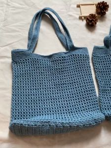 TÚI LƯỚI HANDMADE MÀU XANH