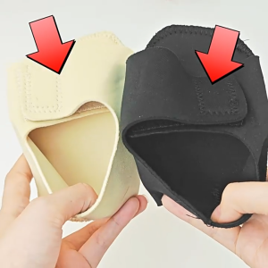 YUOO 1Pair Back Heel Protective Sleeve Breathable Heel Pad Adjustable Gel Heel Protectors Washable Arch Wrap Flat Feet Support Pain Relief Dry Cracked Tumit Sakit