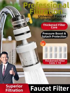 「China Plug」TAOSHI | Water Filter Faucet Kitchen & Dorm Water Purifier Anti-Splash