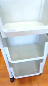 Kitchen Moving Storage Rack Home Bedroom  Bathroom Organizer Trolley