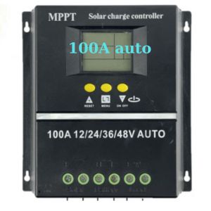 Bộ điều khiển sạc năng lượng mặt trời MPPT 100A 12V/24V/36V/48V-automatic