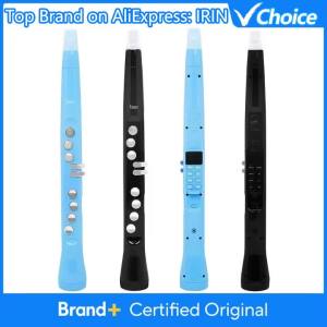IRIN | IRIN Electronic Wind Saxophone Flute Electric Blowpipe 99 Built-in Tone Mini Saxophone Double Fingering Technique Electric Flute