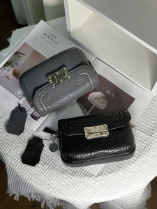 Missfay Customized High-End Bubble Sheep Leather Small Square Bag Practical Womens Chain Crossbody Bag Vintage Style Pure Color