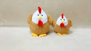 Boneka Anak Lucu Kado Ultan Ayam Coklat Gendut
