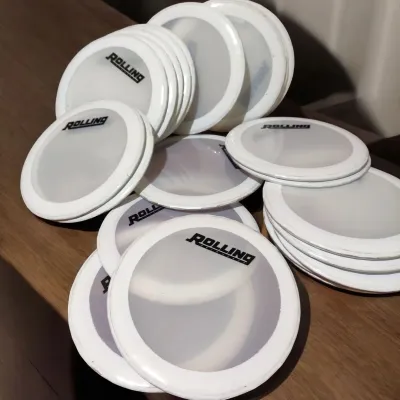 drum head head mika rolling lokal ukuran 6 inci