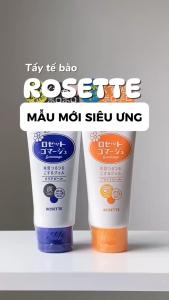 Tẩy tế bào chết dạng gel cho mặt lành tính dịu nhẹ Rosette Peeling Gel 120gr - Nhật Bản