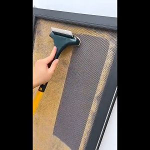 GIFT 2 In 1 Window Screen Cleaner Brush With Long Handle Double-Sided Household Cleaning Brush Cleaning Tool