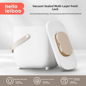 HELLOLEIBOO | Electric Vacuum Pet Food Storage Container