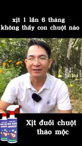 Chai Xịt Đuổi Chuột Bio MAX 500 ML Công Nghệ Đức - Nguồn Gốc Thảo Mộc An toàn Xua Đuổi Chuột Gián Côn Trùng