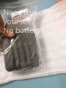 Shockley [DIY parts] Need to weld by yourself No battery black Comes with 4 lines 3 cells 18650 b-attery mobile power set DIY power bank kit with LED light