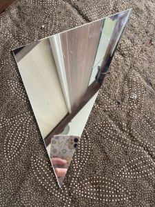 Kaca Cermin Hiasan Moulding BELUM BEVEL Aesthetic Minimalis 20CM X 20CM Termurah COD/Kaca Cermin Dekorasi Hiasan Dinding Rumah Minimalis