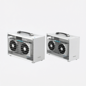 Pccooler | Mini Portable Desktop ITX Computer Case white