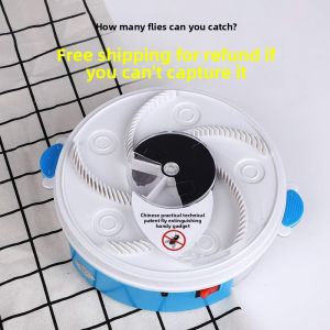 MONLEYTA | Automatic Fly Swatter Machine Home Use Capture Flies Killer Stainless Steel Full Coverage Area 0-1000㎡ Fly Trapping Device