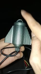 Lampu tembak LED Laser d2 d3 putih kuning bentuk pesawat