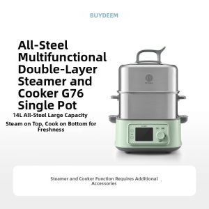 Buydeem | Multi-function Stainless Steel Electric Steamer