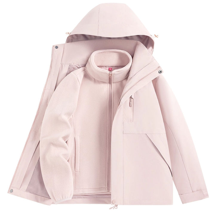 Mexican | Áo Khoác Nhẹ Ấm Chống Gió 3 trong 1 Màu Hồng cho Phụ Nữ ...