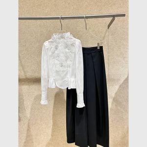 Elegant Unique Design White Shirt for Women