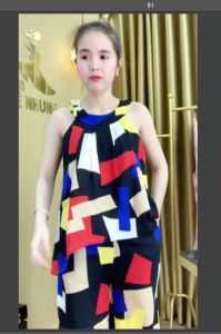 Set Aó yếm  quần dài ( 40- 55 kg ) Little Lala Shop