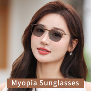 Photochromic cận thị kính mắt chống bức xạ với Grade -50 100 150 200 250 300 350 400 cho phụ nữ người đàn ông cận thị kinh doanh
