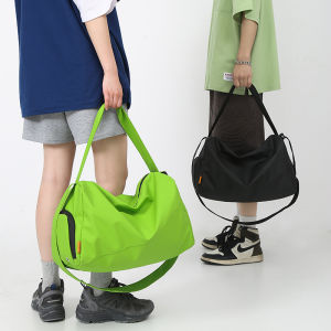 Sports Gym Bag Dry Wet Separation Swim Bag Mens Hand-Carrying Short Travel Travel Bag Womens Large-Capacity Luggage Bag Buggy Bag