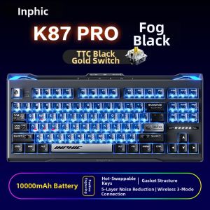 inphic | Customizable Tri-Mode Gaming Mechanical Keyboard
