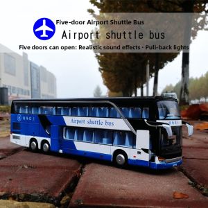 PROSWON | Realistic Child Toy Bus Double Deck 5-Door