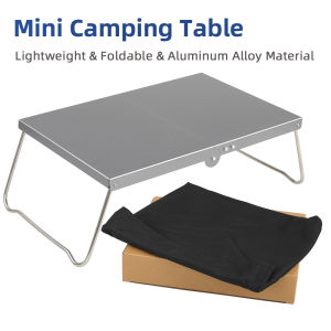 Camping Mini Portable Foldable Table Ultralight Portable Aluminum Alloy Outdoor Table Lightweight Outdoor Hiking Picnic Table
