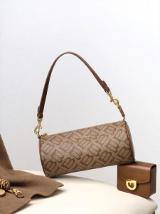Belle | Vintage Eagle Print Womens Suede Shoulder Boston Bag