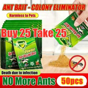 【Buy 25 Take 25 】50pcs Ant Repellent Termite killer Ant Nest Pesticides Ant Killing Bait Cockroach Traps Powder Green Killer Powder Cockroach / Ant Killing Bait pests/insects/bugs repellent powder Ipis Killer/Trap
