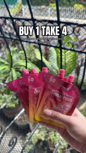 【BUY 1 TAKE 1】Freshaya Collagen Barefaced Sunscreen Lotion Niacinamide Whitening Tinted Sunscreen For Oily Skin SPF 50 PA ++++ Uva/Uvb Sun High Protection Strengthens Skin Barrier