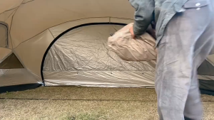 MOUNTAINHIKER Inflatable air bed double size with electric pump automatic portable foldable camping tent camping air bei