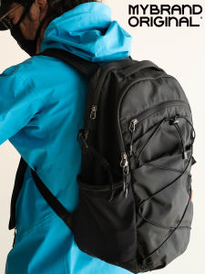 MYBRANDORIGINAL Outdoor Waterproof Computer Bag 16 Inch Inner Protection Shoulder Bag Commute Soft Polyester Youth Backpack