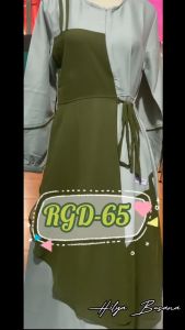 Gamis Muslim Wanita / RAUNA / RGD-65 / Fashion Muslim 2023