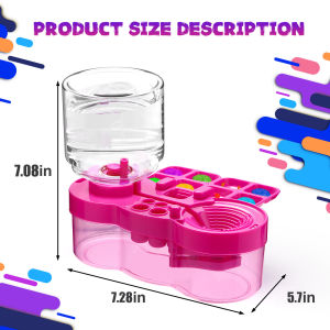 Art Painting Brush Rinser Cleaner Pen Color Pigment Brush Wash Cup Brush Cleaning Tool ABS Material Basic Packaging