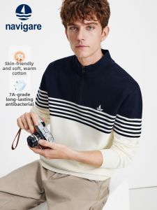 Navigare | Collared Pure Cotton Mens Sweater