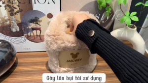 Cây Lăn Bụi Quần Áo Lăn Bụi Silicon Có Nắp Đậy Cây Lăn Lông Thú Cưng Mini Tái Sử Dụng Tiện Lợi