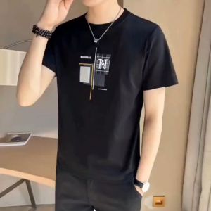 6 มิติ เสื้อยืดแขนสั้นผู้ชายพิมพ์ลายเทรนด์แฟชั่นใหม่ เสื้อยืดขายส่ง